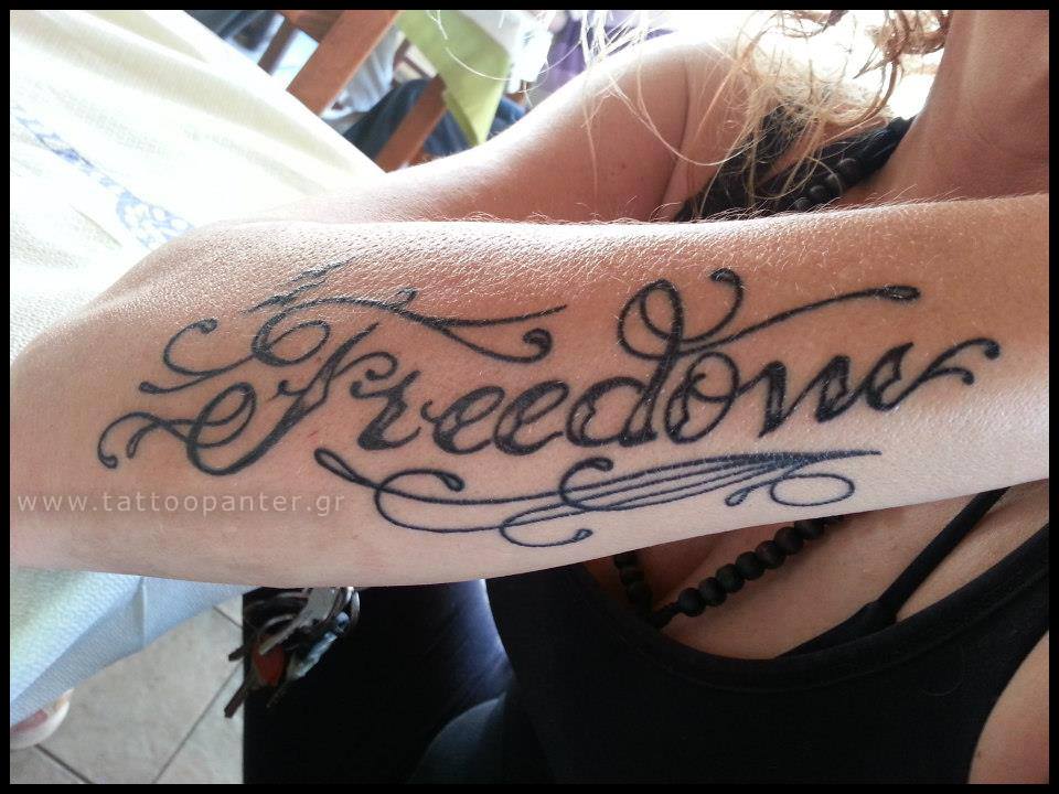 freedom tattoo panther
