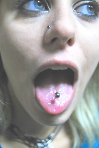 tongue pierciercing by Zachos